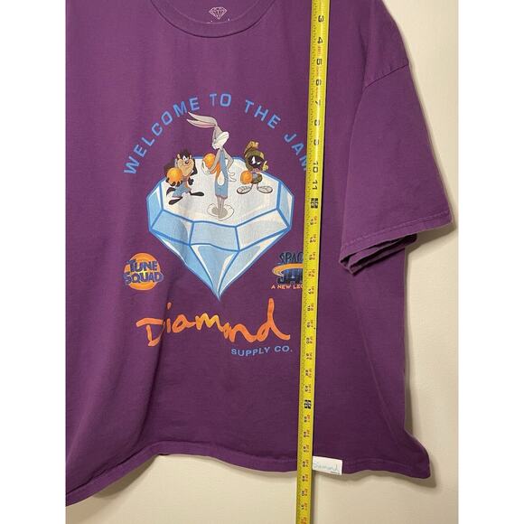 Purple Diamond Supply Co Space Jam Vintage Tee Size 2XL - Picture 5 of 8